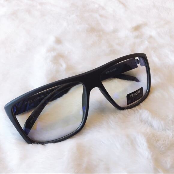 Anna Matte Gray Computer Blue Light Glasses - Picture 3 of 9